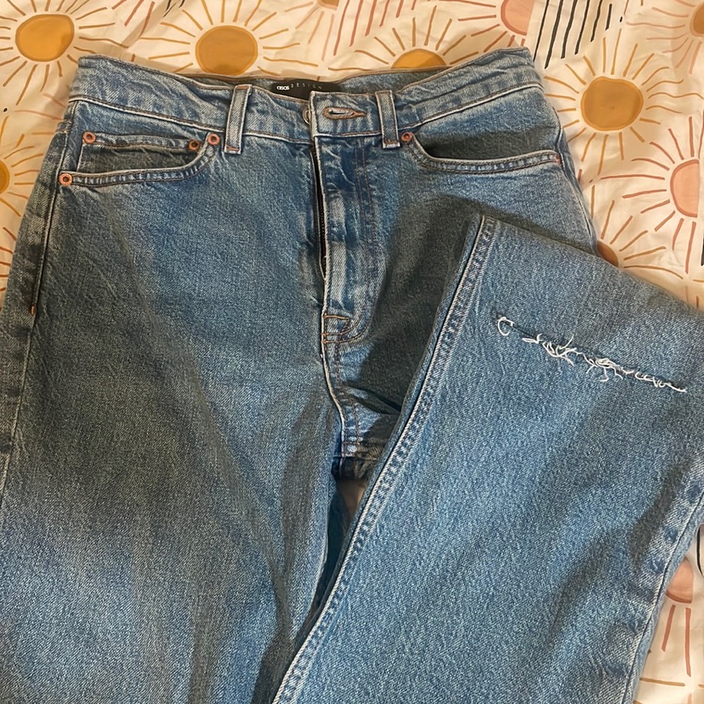NWOT Asos Design straight leg jeans